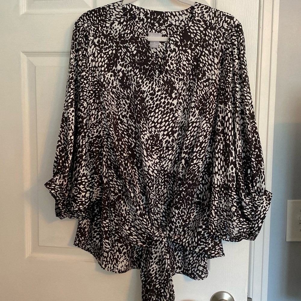 Chico’s Front Tie Blouse